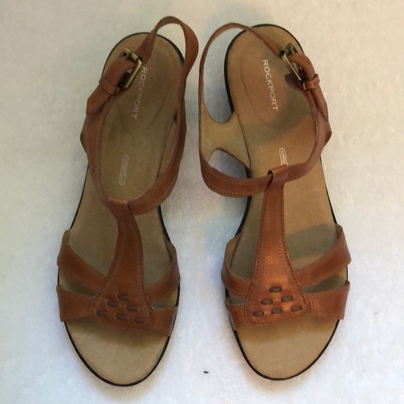 Rockport Shoes - Ladies Brown Rockport Sandals SZ 8.5M Like New